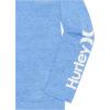 imageHurley boys Long Sleeve Soft Basic Cloud Slub Hooded TshirtLight Blue