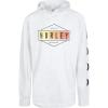 imageHurley boys Long Sleeve Hooded Graphic TshirtBirch HeatherOrange
