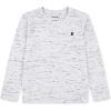 imageHurley boys Long Sleeve Soft Basic Cloud Slub Hooded TshirtBlackWhite