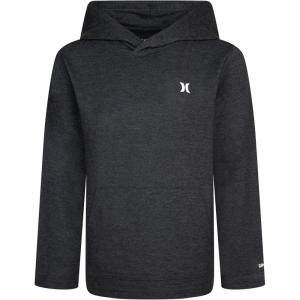 imageHurley Boys Long Sleeve Hooded UPF 50 Rash Guard Swim ShirtBlack Heather