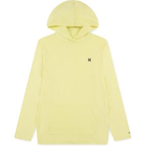 imageHurley Boys Long Sleeve Hooded UPF 50 Rash Guard Swim ShirtHeavenly Yellow Heather
