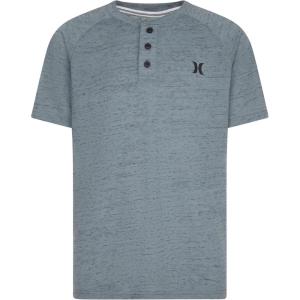 imageHurley Boys Soft Basic Cloud Slub TShirtClay Green Henley