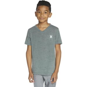 imageHurley Boys Soft Basic Cloud Slub TShirtClay Green Vneck