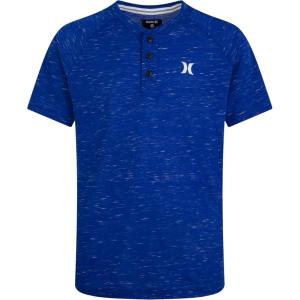 imageHurley Boys Soft Basic Cloud Slub TShirtRacer BlueHenley