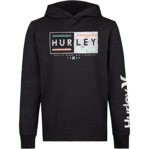 imageHurley boys Long Sleeve Hooded Graphic TshirtBlack