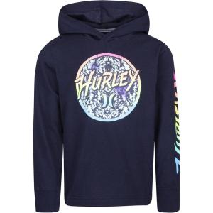 imageHurley boys Long Sleeve Hooded Graphic TshirtBlackMulti
