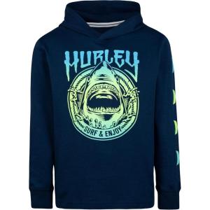 imageHurley boys Long Sleeve Hooded Graphic TshirtNight ForceOmbre