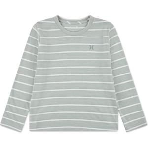 imageHurley boys Long Sleeve Soft Basic Cloud Slub Hooded TshirtAqua Grey