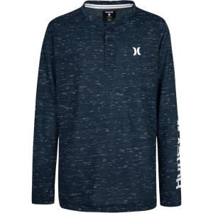 imageHurley boys Long Sleeve Soft Basic Cloud Slub Hooded TshirtArmory Navy