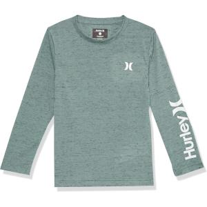 imageHurley boys Long Sleeve Soft Basic Cloud Slub Hooded TshirtClay Green