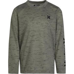 imageHurley boys Long Sleeve Soft Basic Cloud Slub Hooded TshirtLight Army