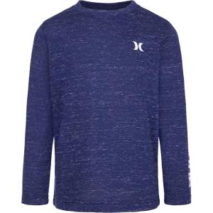 imageHurley boys Long Sleeve Soft Basic Cloud Slub Hooded TshirtMidnight Navy