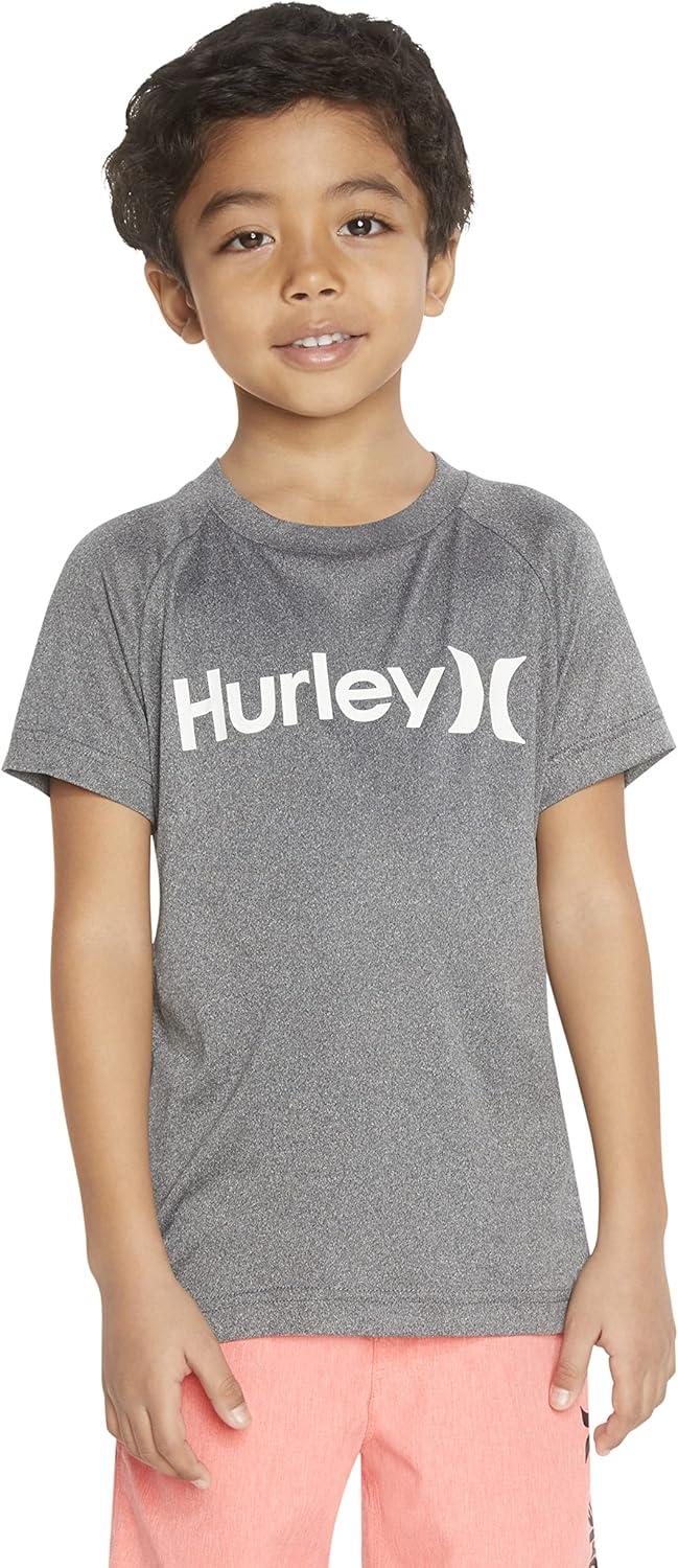 imageHurley Boys DriFit One and Only Graphic TShirt Little KidsBlack Heather