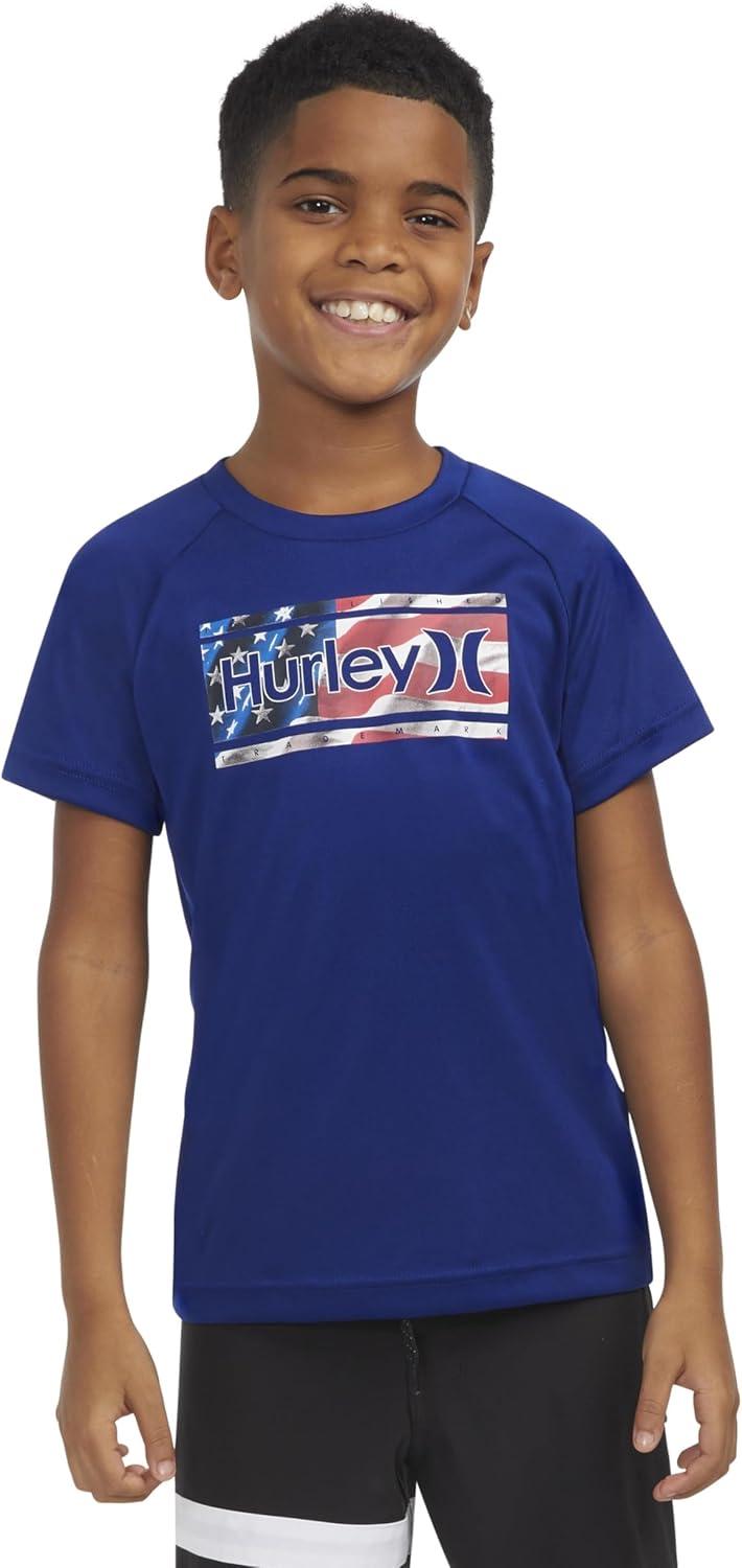imageHurley Boys DriFit One and Only Graphic TShirt Little KidsDeep Royal BlueAmericana