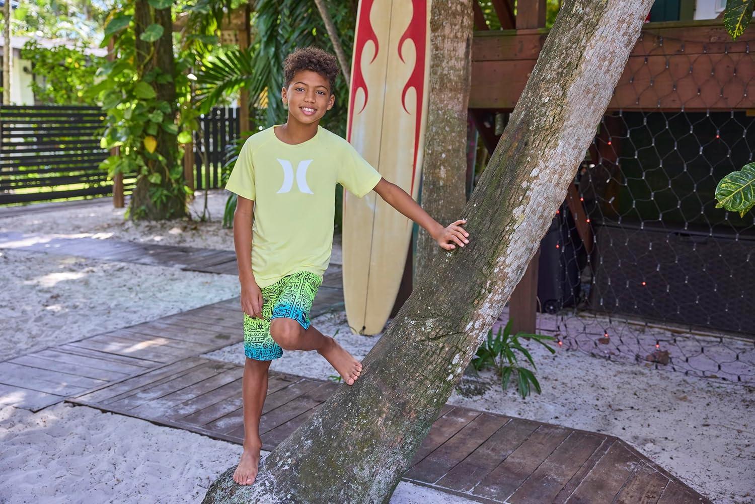 imageHurley Boys DriFit One and Only Graphic TShirt Little KidsHeavenly YellowIcon