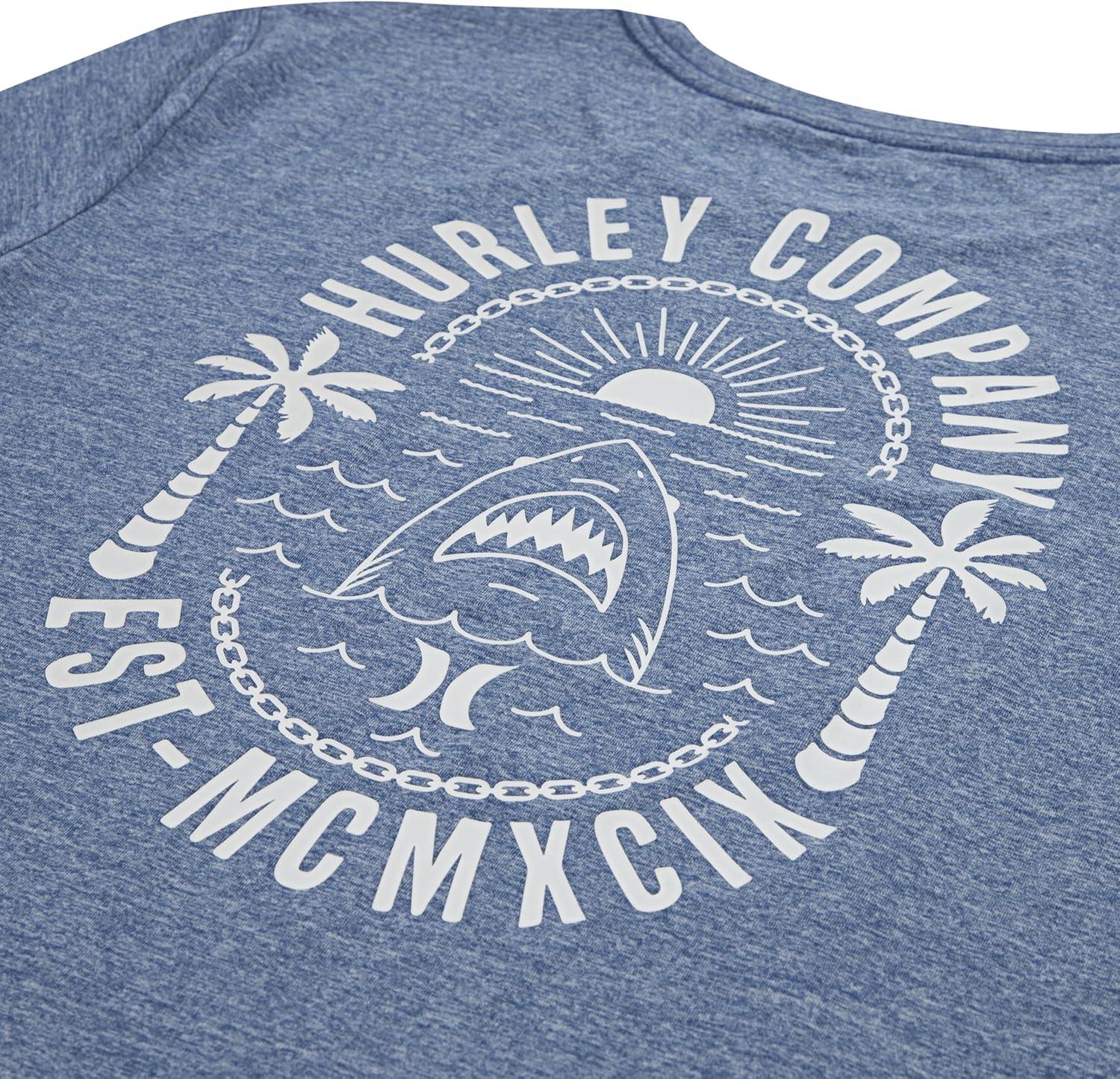 imageHurley Boys DriFit One and Only Graphic TShirt Little KidsShoreline Heather