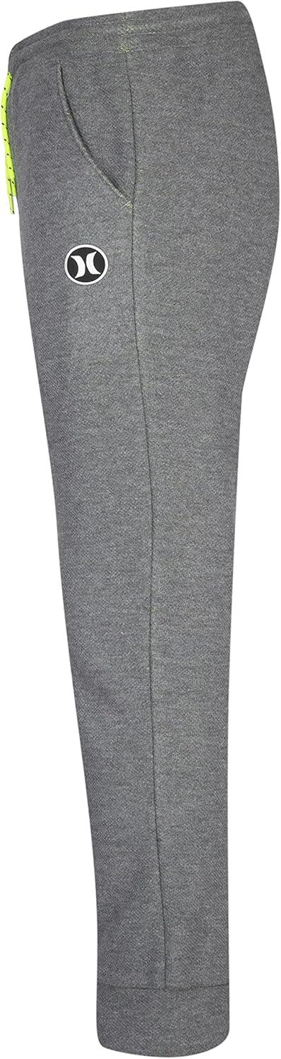 imageHurley Boys Soft Knit Jogger PantsDark Grey HeatherVolt