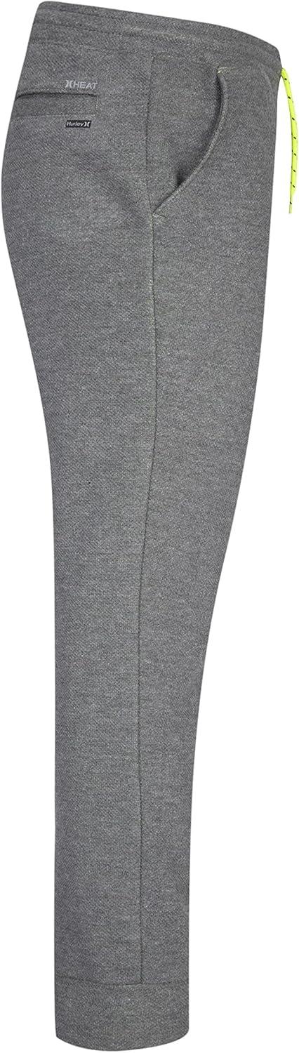 imageHurley Boys Soft Knit Jogger PantsDark Grey HeatherVolt