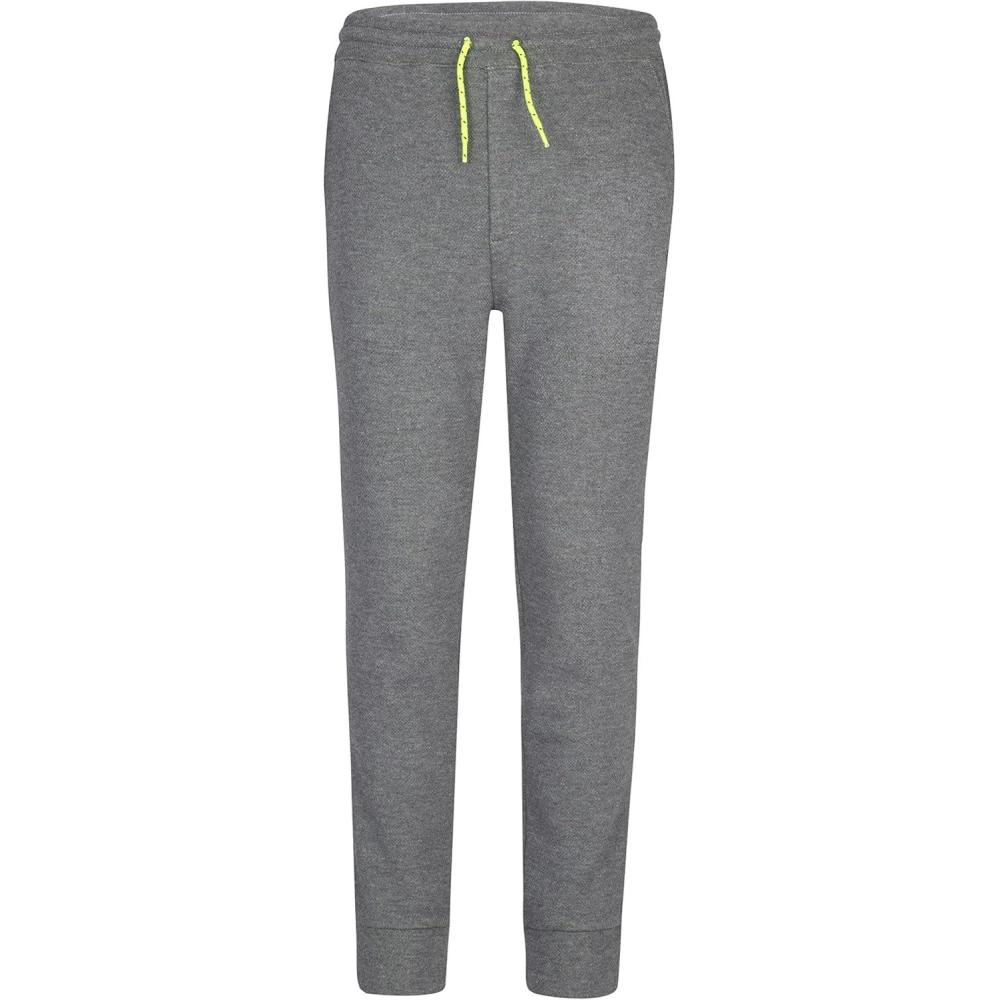 imageHurley Boys Soft Knit Jogger PantsDark Grey HeatherVolt