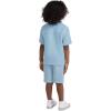 image:imageHurley Baby and Toddler Boys Short Sleeve Button Up Shirt and Shorts 2Piece Outfit SetBlue Ice