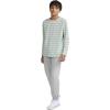 image:imageHurley Boys Boys Long Sleeve Soft Cloud Slub TShirtAqua Grey