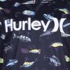 image:imageHurley Boys Icon UPF 50 Rash Guard Swim ShirtBlackLure Print
