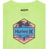 image:imageHurley Boys Icon UPF 50 Rash Guard Swim ShirtVolt GlowHex