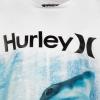 image:imageHurley Boys Icon UPF 50 Rash Guard Swim ShirtWhiteShark