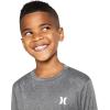 image:imageHurley Boys Long Sleeve Graphic TShirtBlack Heather