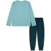 image:imageHurley Boys Long Sleeve Soft Basic Tshirt and Joggers 2piece Outfit SetDeepwaters Heather