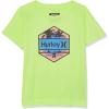 image:imageHurley Boys Icon UPF 50 Rash Guard Swim ShirtVolt GlowHex