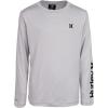 image:imageHurley Boys Long Sleeve Graphic TShirtGrey Heather