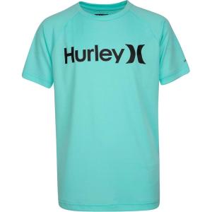 image:imageHurley Boys Icon UPF 50 Rash Guard Swim ShirtAurora Green