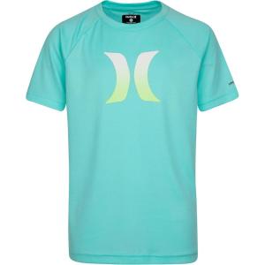 image:imageHurley Boys Icon UPF 50 Rash Guard Swim ShirtAurora GreenIcon