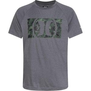 image:imageHurley Boys Icon UPF 50 Rash Guard Swim ShirtBlack HeatherCamo