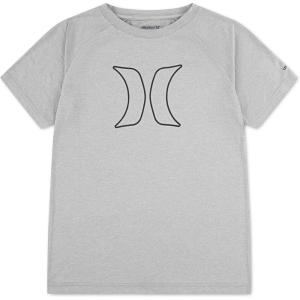 image:imageHurley Boys Icon UPF 50 Rash Guard Swim ShirtDark Grey Heather