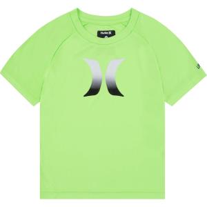 image:imageHurley Boys Icon UPF 50 Rash Guard Swim ShirtFlash LimeIcon