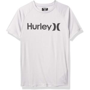 image:imageHurley Boys Icon UPF 50 Rash Guard Swim ShirtGrey Heather