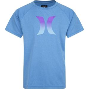 image:imageHurley Boys Icon UPF 50 Rash Guard Swim ShirtNeptune Blue HeatherIcon