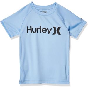 image:imageHurley Boys Icon UPF 50 Rash Guard Swim ShirtPsychic Blue
