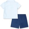 image:imageHurley Baby Boys And Toddler Boys Polo and Shorts 2piece Outfit SetBlue Ice Heather
