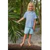 image:imageHurley Baby Boys And Toddler Boys Polo and Shorts 2piece Outfit SetBlue IceStripe