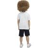 image:imageHurley Baby and Toddler Boys Soft Basic Cloud Slub TShirt and Shorts 2Piece Outfit SetBlackWhite