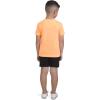 image:imageHurley Baby and Toddler Boys Soft Basic Cloud Slub TShirt and Shorts 2Piece Outfit SetBright Mango