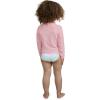 image:imageHurley Baby and Toddler Girls Long Sleeve Rash Guard Swim Suit 2Piece Outfit SetPink Flamingo