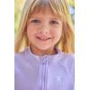 image:imageHurley Baby and Toddler Girls Long Sleeve Rash Guard Swim Suit 2Piece Outfit SetPurpleMulti