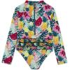 image:imageHurley BabyGirls Long Sleeve One Piece Rash Guard SwimsuitPinkFruits