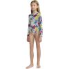 image:imageHurley BabyGirls Long Sleeve One Piece Rash Guard SwimsuitPinkFruits