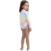 image:imageHurley BabyGirls Long Sleeve One Piece Rash Guard SwimsuitRainbow