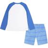 image:imageHurley Boys Baby and Toddler Boys Swim Suit 2piece Outfit SetFountain Blue